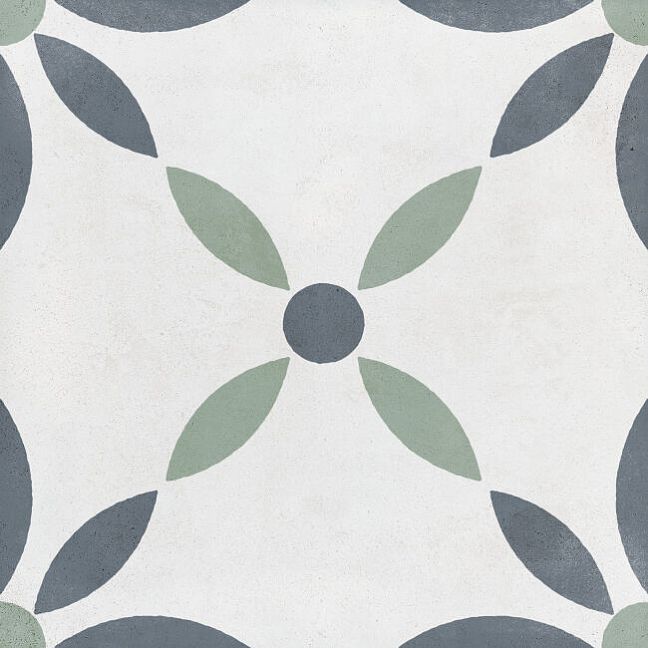 Harmony Керамогранит Havana White Flower 22,3x22,3x0,9 Матовый
