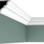 Карниз Orac Décor C325F MANOIR гибкий полимер 200,0 x 7,0 x 6,5