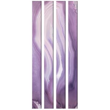 Стеклянный профиль Sicis You Glass Agata Lilla 26,2 x 300 x 6 мм