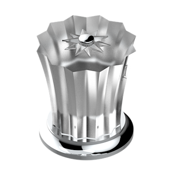 Вентиль THG Mille Nuits - Clear crystal 1/2", устанавливаемый на борту