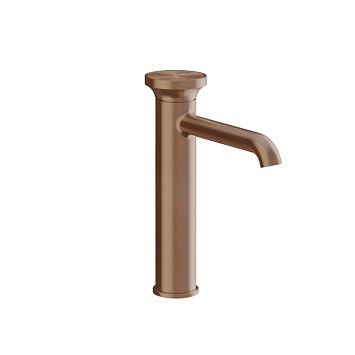 Gessi Origini Смеситель для раковины H=247мм однорычажный, в компл с отделочной вставкой, Copper Brushed PVD