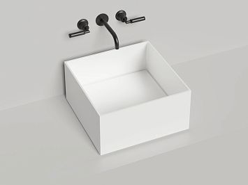 Раковина накладная Armonia SQUARE 02 покраска по RAL полностью