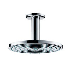 Верхний душ Hansgrohe Raindance S 1jet (RainAir), d180 мм, G1/2, шарнирное соединение, с потолочным держателем 100 мм, цвет: хром купить в Москве: интернет-магазин StudioArdo