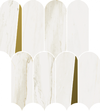 Italon Керамогранитная мозаика Stellaris Carrara Ivory Elegant 32,5x36,1x0,9 Матовая