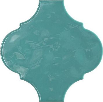Керамическая плитка Tonalite Arabesque Silk Turquoise 14,5x14,5 Lucida