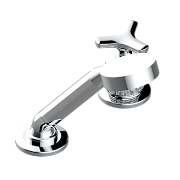 Смеситель THG System Howlite устанавливаемый на борту с ручным душем с ручкой одновременной регулировки – потока/температуры