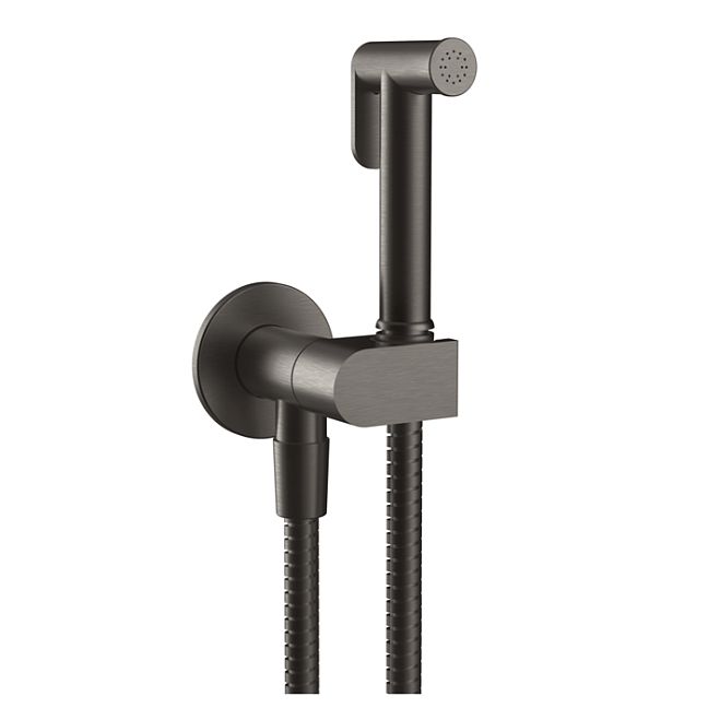 Gessi Origini Гигиенический душ, шланг 1250 мм, Black Metal Brushed PVD