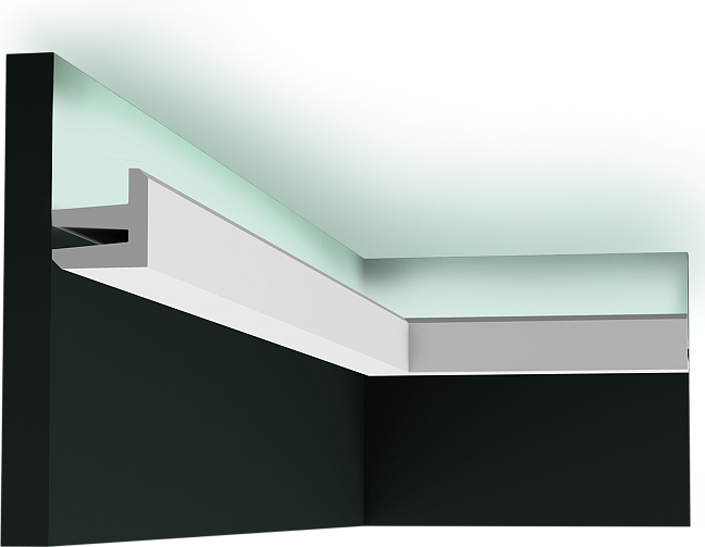 Профиль освещения верхний Orac Décor C380 L3 Linear Led Lighting пуротач 200,0 x 5,0 x 5,0