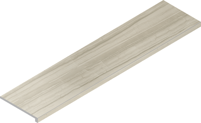 Italon Керамогранитная ступень Charme Advance Scalino Front Silk 33x120
