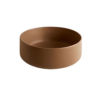 Раковина ArtCeram Cognac COL001 19 00 "необработанная глина" кирпичного цвета