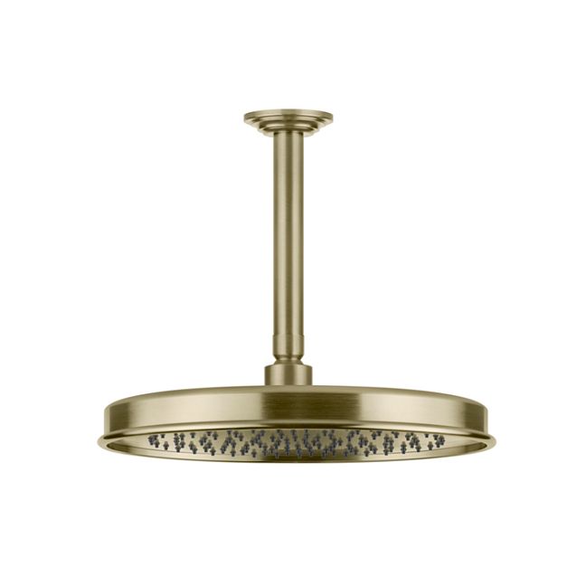 Gessi Venti20 Верхний душ 300 мм., с потолочным держателем 293 мм., Brushed Brass PVD