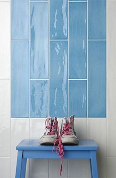 Керамическая плитка Tonalite Joyful Azure 10X20 Lucida