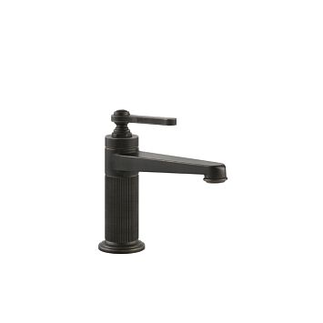 Gessi Venti20 Смеситель для раковины на 1 отверстие, однорычажный, без донного клапана, Aged Bronze