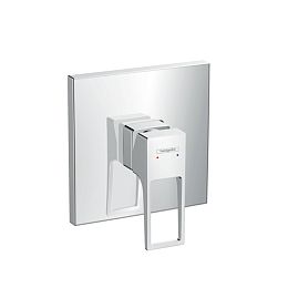 Смеситель для душа Hansgrohe Metropol одорычажный, встраиваемый, СМ, внешняя часть, цвет: хром купить в Москве: интернет-магазин StudioArdo