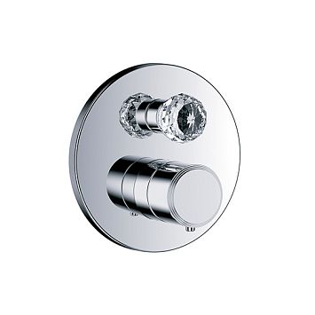 Термостат для душа с запорным вентилем ½“ Joerger Florale Crystal 600.40.360.xxx-AA