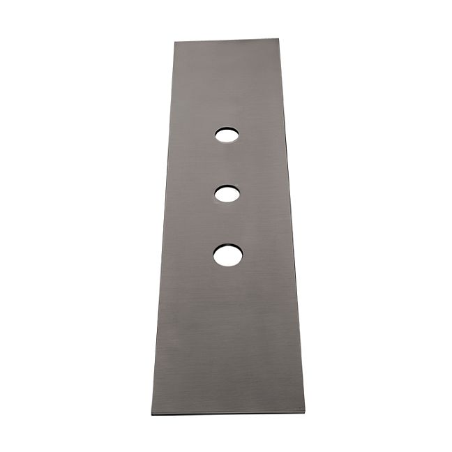 Gessi 316 Пластина на 3 отверстия для монтажного бокса, brushed black metal pvd