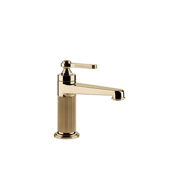 Gessi Venti20 Смеситель для раковины на 1 отверстие, однорычажный, в комплекте с донным клапаном, Warm Bronze PVD