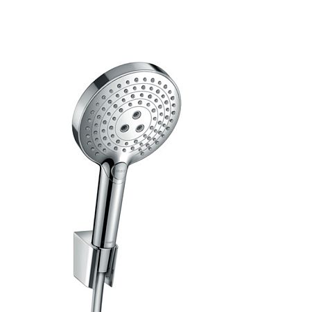 Ручной душ Hansgrohe Raindance Select S 120, с настенным держателем, цвет: хром