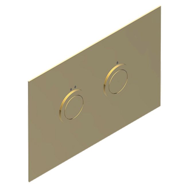 THG Клавиша смыва для унитаза, двойная, для инсталляций TECE, цвет: Soft Matt Gold