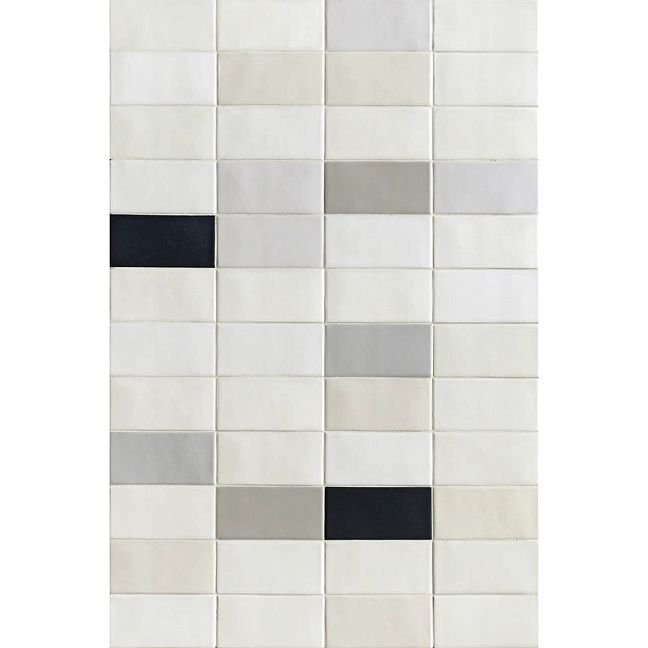 Mutina Керамогранит Lane Mono White 7,9x16