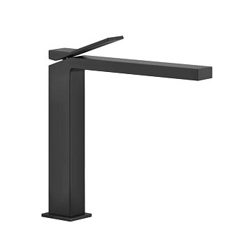 Gessi Rettangolo K Смеситель для раковины на 1 отверстие, излив 213мм, черный