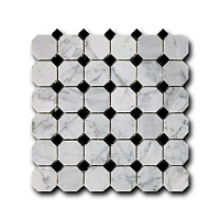 Мозаика Art&Natura Octagon Pattern MM Octagon-Bianco+Nero 30,5x30,5 купить в Москве: интернет-магазин StudioArdo