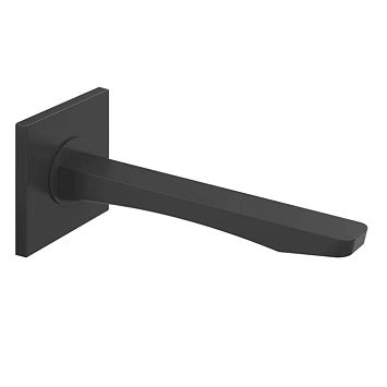 Gessi Rilievo Настенный излив на 1/2, комбинируемый с удаленным управлением (не входит в комплект)., nero XL
