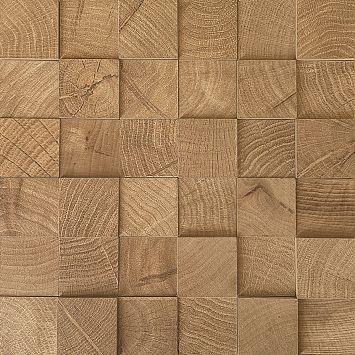 Provenza Керамогранитный декор W-Circles Mosaico 3D Cube Oak 27x27 матовый