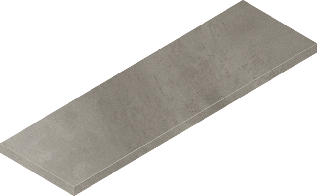 Italon Керамогранитная ступень Terraviva Scalino Ang. SX Dark 33x90 Nat