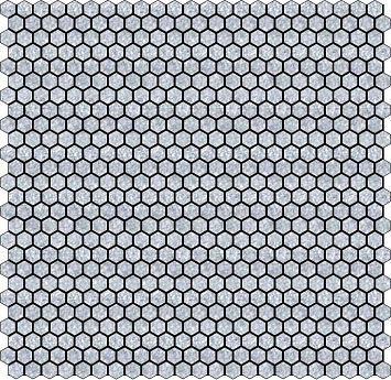 Микромозаика Sergio Savino Esagoni 28,5X30 Silver