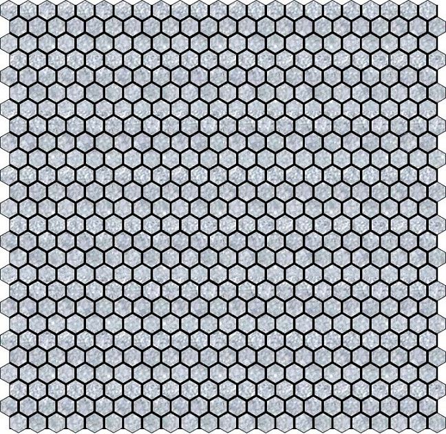Микромозаика Sergio Savino Esagoni 28,5X30 Silver