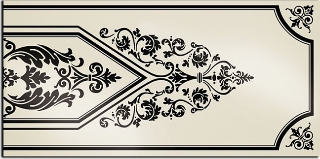 Керамогранит Petracers Ad Personam Arabesque Nero Luc 50x100