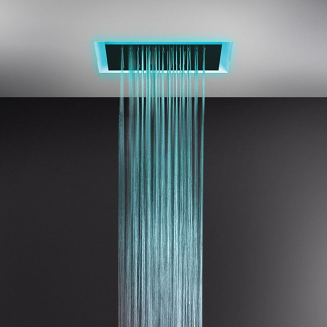 Gessi Afilo Накладная панель 500x500 мм., для душевой системы, встраиваемой в потолок, полированная сталь