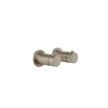 Gessi Anello Внешние части для термостатического смесителя на 3 позиции, Finox Brushed Nickel