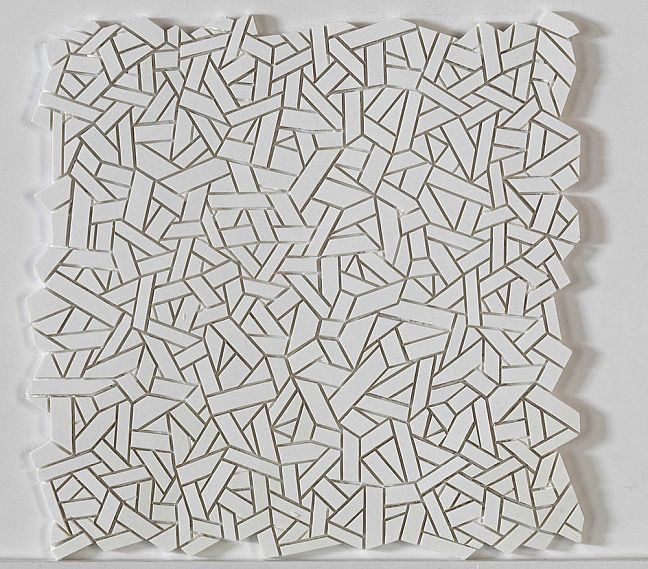 Микромозаика Sergio Savino Fasce Lisce 30x30 Carrara