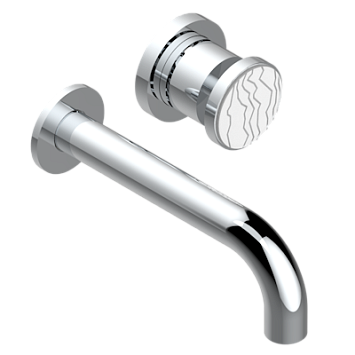 Комплект отделки для встраиваемого смесителя THG Yoko Ice для раковины с изливом, без слива