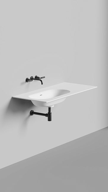 Раковина столешница Onda FLOW OVAL 72