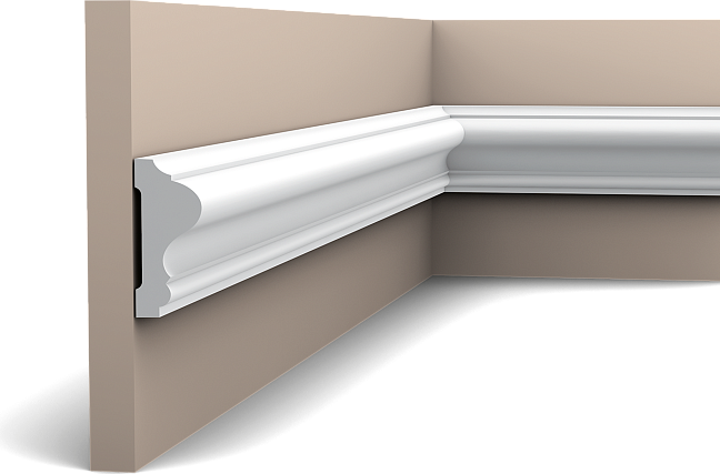 Молдинг Orac Décor P8020F гибкий полимер 200,0 x 2,6 x 6,0