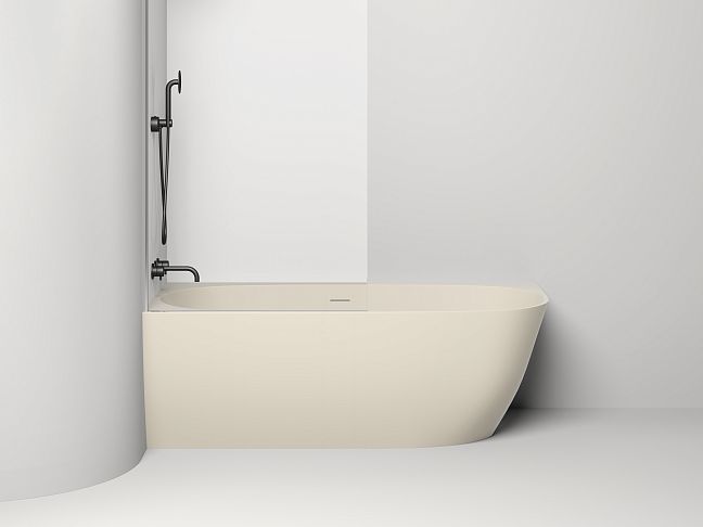 Ванна пристенная угловая Sofia Corner L 170x85 
покраска по RAL полностью
