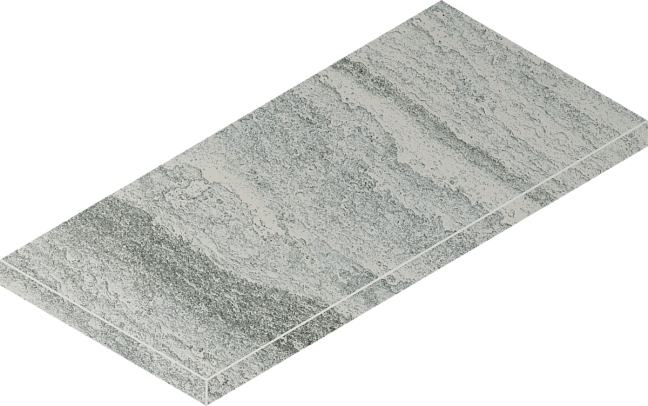 Italon Керамогранитная ступень Climb Scalino Ang. SX Iron 33x60 Nat