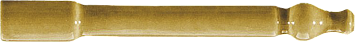 Вставка Ceramiche Grazia Epoque Angolo Zoccolo Diamantato Mustard Craquele 2x20