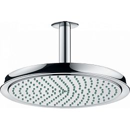 Верхний душ Hansgrohe Raindance Classic Air 1jet (RainAir), d240мм, с потолочным держателем 100 мм, G1/2, цвет: хром купить в Москве: интернет-магазин StudioArdo