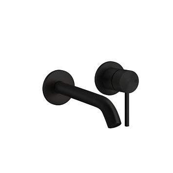 Gessi 316 Встраиваемый смеситель с изливом 210-180мм (внешние части), Black XL