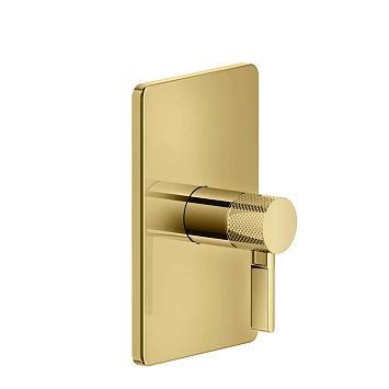 Gessi Inciso Встраиваемый смеситель, на 1 источник (внешняя часть), золото