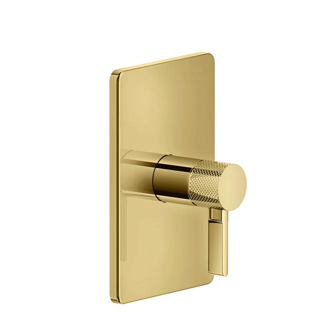 Gessi Inciso Встраиваемый смеситель, на 1 источник (внешняя часть), золото