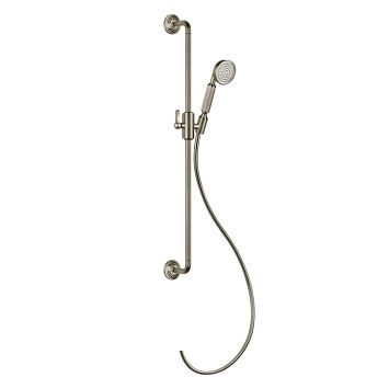 Gessi Venti20 Штанга для душа 800 мм., с ручным душем и шлангом 1500 мм., Finox Brushed Nickel