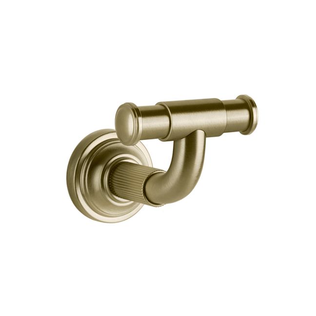 Gessi Venti20 Крючок двойной, Brushed Brass PVD