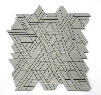 Микромозаика Sergio Savino Meteorite 25,3x26,7 Grigio Medio