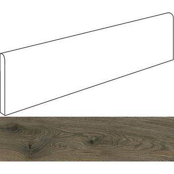 Italon Плинтус из керамогранита Avantgarde Pepper 7,2x80 Battiscopa