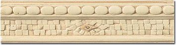 Tagina Керамический бордюр Minoica Cornice Ovoli 7,5х30,5